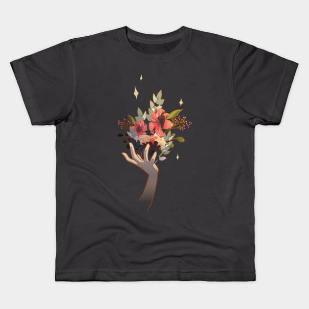 Blooming Magical Kids T-Shirt by HiPolly